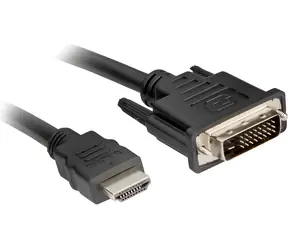 Sharkoon HDMI - DVI-D schwarz / Adapter / 24+1 / 3M / 3840x2400