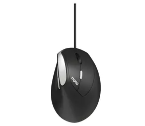 Rapoo EV200 schwarz / Kabelgebundene ergonomische Maus