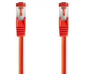 Nedis CAT6 rot / Netzwerkkabel / S/FTP / RJ45 - RJ45 / 1 m / LSZH