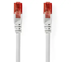 Nedis UTP CAT6 5 m / Patchkabel / RJ45-RJ45 / weiß