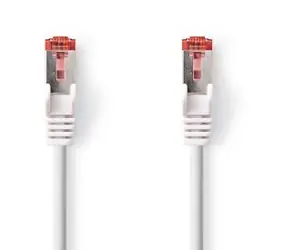 Nedis CAT6 1,5 m weiß / Netzwerkkabel / S/FTP / RJ45 - RJ45 / LSZH