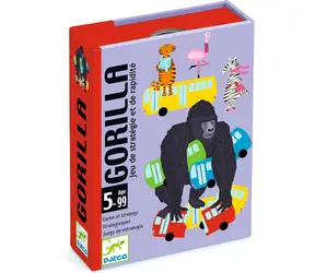 DJECO Gorilla-Kartenspiel / 3-5 Spieler / ab 5 Jahren / 45 Karten