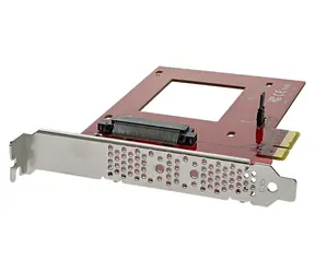 StarTech U.2 SFF-8639 rot / Adapter / PCIe / für 2,5" SSD