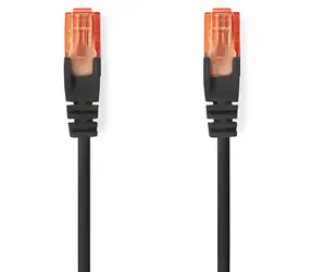 Nedis CAT6 UTP schwarz / Patchkabel / RJ45 - RJ45 / 0,25 m