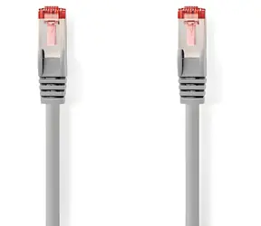 Nedis CAT6 0,5 m grau / Patchkabel / S/FTP / RJ45-RJ45 / LSZH