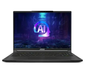 MSI Stealth A16 AI+ A3XWIG-043 Schwarz / Notebook / 16" QHD+ / AMD RYZEN AI 9 HX 370 / 32 GB / 2 TB SSD / RTX 5080 / Windows 11