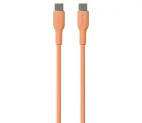 Puro Soft Cable , pfirsichfarben / Datenkabel / USB-C - USB-C / 1,5 m