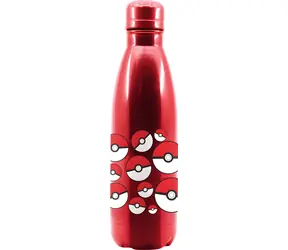 STOR Pokémon Pokéball-Trinkflasche 780 ml / Edelstahl / Schraubverschluss