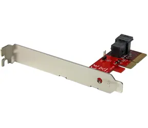 StarTech U.2 auf PCIe rot / Adapter / für 2,5" NVMe SSD / U.2