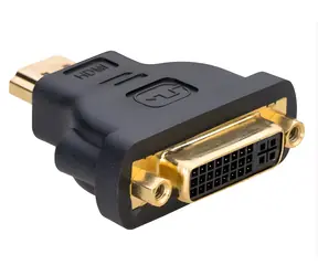 Akyga schwarz / Adapter / DVI (F) - HDMI (M) / Duplex