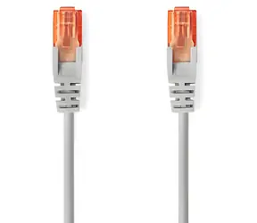 Nedis CAT6 grau / Patchkabel / U/UTP / RJ45-RJ45 / 20 m
