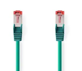 Nedis CAT6 S/FTP 7,5 m grün / Netzwerkkabel / RJ45-Stecker / rund / LSZH