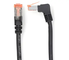 Nedis CAT6 schwarz / Patchkabel / RJ45-RJ45 / SF/UTP / 2 m / LSZH