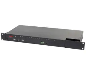 APC KVM 2G / KVM-Switch / Digital IP / 1 Remote- und 1 lokaler Benutzer / 16 Ports / Virtuelle Medien