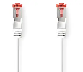 Nedis weiß / Netzwerkkabel CAT6 / S/FTP / RJ45 / 0,5 m / LSZH