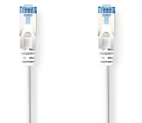 Nedis CAT6a S/FTP weiß / Patchkabel / RJ45-RJ45 / Knickfrei / 0,25 m / LSZH