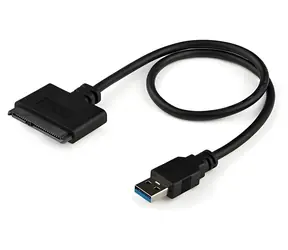 StarTech USB 3.0 - SATA-Adapter für 2,5"-HDD/SSD, schwarz / Adapter / ASMedia ASM1153E / 0,5 m
