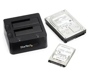 StarTech Dockingstation für SATA- und IDE-Festplatten / Dockingstation / USB 3.0 / 2,5" und 3,5" / Netzteil