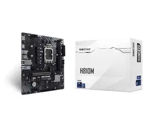 Biostar H810MTE 2.0 / Mainboard / LGA1851 / 2x DDR5 / PCIe x16 / GLAN / mATX