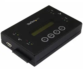 StarTech SATA/USB-Festplattenduplikator und -löscher / Festplattenduplikator / LCD-Display / 2,5"- und 3,5"-SATA-HDD/SSD