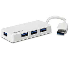 Trendnet Mini USB 3.0 Hub 4-Port / USB-Hub / 4X USB 3.0