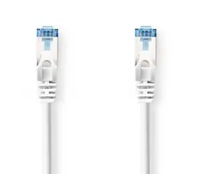 Nedis CAT6a S/FTP weiß / Netzwerkkabel / RJ45 - RJ45 / 2 m / Knickfrei / LSZH