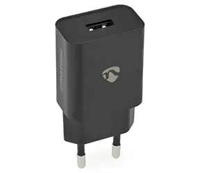 Nedis schwarz / Netzteil / 12 W / 1x USB-A / 2,4 A