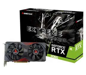 Biostar GeForce RTX 3060 12G / Grafikkarte / 1777 MHz / 12 GB GDDR6 / 192-Bit / 1x HDMI + 3x DP