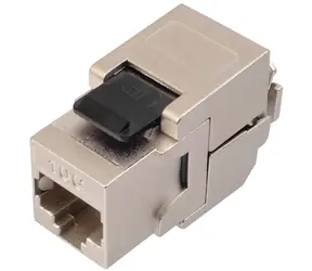 Solarix SXKJ-10G-STP-BK-SA / Keystone CAT6A STP / RJ45 / selbstschneidend / 24er-Packung / schwarz