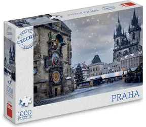 Dino Puzzle Winter Astronomische Uhr / 1000 Teile
