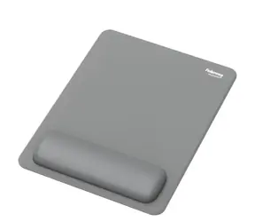 Fellowes BREYTA XL grau / Maus- und Handgelenkauflage / Silikonfüllung / Microban® / 280 × 210 mm