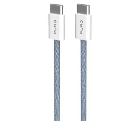 Puro Fabrik FABK4 Blue Lagoon / Kabel USB-C (M) - USB-C (M) / 1,5 m / 60 W