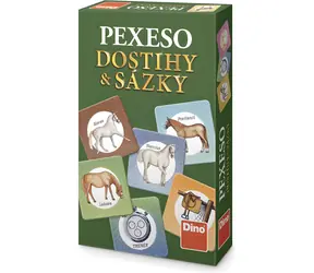 Dino Pexeso Pferderennen und Wetten / 48 Karten