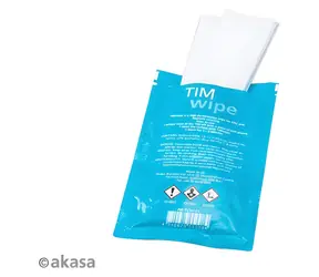 Akasa TIM Reinigungstücher / Reinigungstücher / für Wärmeleitpaste / 10 Stück
