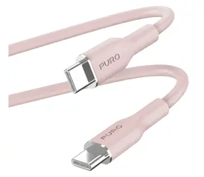 Puro Soft pink / USB-C-zu-USB-C-Datenkabel / 60 W / 1,5 m