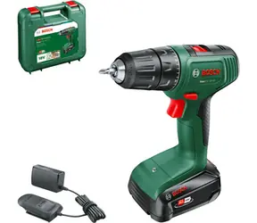 BOSCH EasyDrill 18V-40 / Akku-Bohrschrauber / 18 V / 1630 U/min / 40 Nm / 2,0 Ah