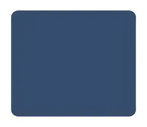 Fellowes Basic blaues Mauspad aus Polyester (230 x 190 x 6 mm)