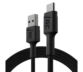 Green Cell KABGC22 PowerStream / Kabel / USB-A - USB-C / 1,2 m / Quick Charge 3.0