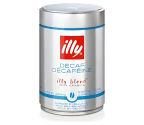 Illy Decaffeinato 250 g / Kaffeebohnen / 100 % Arabica ohne Koffein / Dose