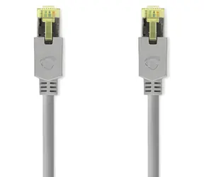 Nedis CAT7 S/FTP 3M grau / Netzwerkkabel / RJ-45 / Knickfrei / LSZH