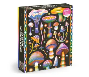 Galison Puzzle Weltraumpilze / 1000 Teile / ab 3 Jahren