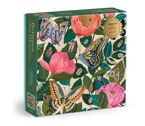 Galison Folienpuzzle „Zwischen den Blumen“ / 1000 Teile / ab 8 Jahren