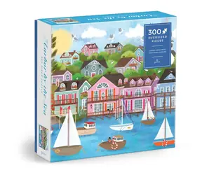 Galison Puzzle Hafen am Meer Joy Laforme / 300 Teile / ab 3 Jahren