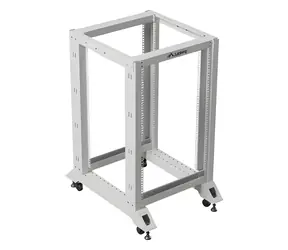 Lanberg Open Rack 18U grau / Offenes Rack / 19" / 600 x 800 mm / Tragfähigkeit 600 kg