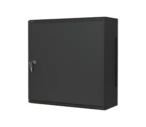 Lanberg WAF1-5203-06-00B schwarz / Wandschrank / 19" / 6 HE / 540 × 540 mm / Tragfähigkeit 60 kg
