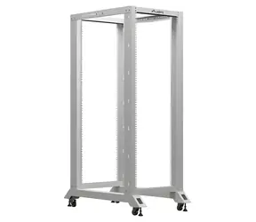 Lanberg Open Rack 32U grau / Offenes Rack / 19" / 600 x 1000 mm / Tragfähigkeit 600 kg