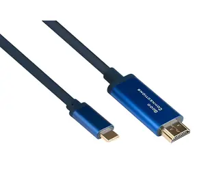 Good Connections SmartFLEX USB-C - HDMI blau / Kabel / HDMI 2.0b / 4K UHD 60Hz / 3 m