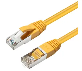 MicroConnect Netzwerkkabel CAT6A S/FTP 10m gelb / Netzwerkkabel / RJ-45 / LSZH / PoE