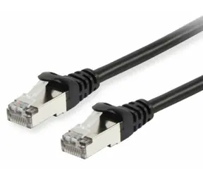 Equip S/FTP schwarz / Patchkabel / RJ-45 / 1,5 m / LSZH / PoE+