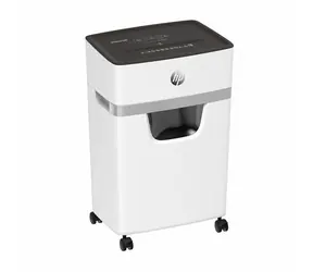 HP OneShred 10MC hellgrau / Aktenvernichter / DIN P5 / Mikroschnitt 2 x 15 mm / 10 Blatt / 20 l
